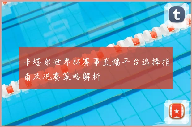 卡塔尔世界杯赛事直播平台选择指南及观赛策略解析