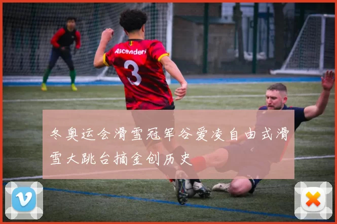 冬奥运会滑雪冠军谷爱凌自由式滑雪大跳台摘金创历史