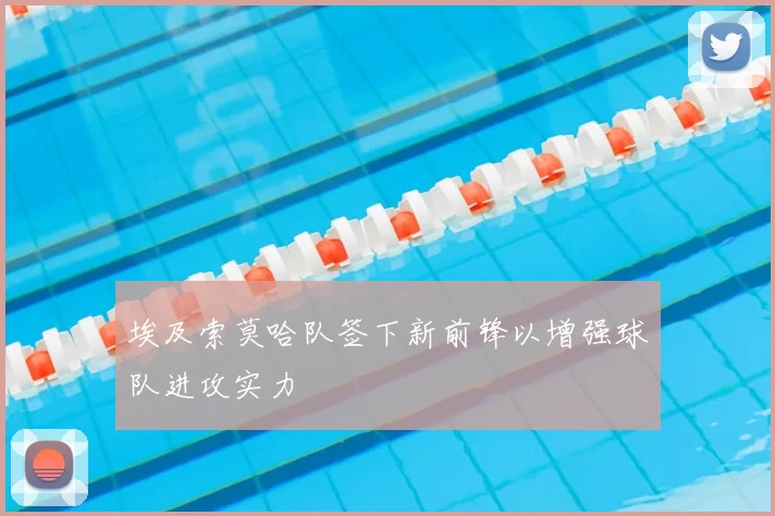 埃及索莫哈队签下新前锋以增强球队进攻实力